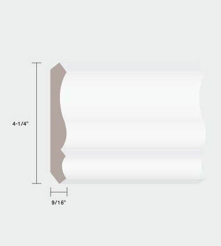 90051 3-1/4" Crown MDF