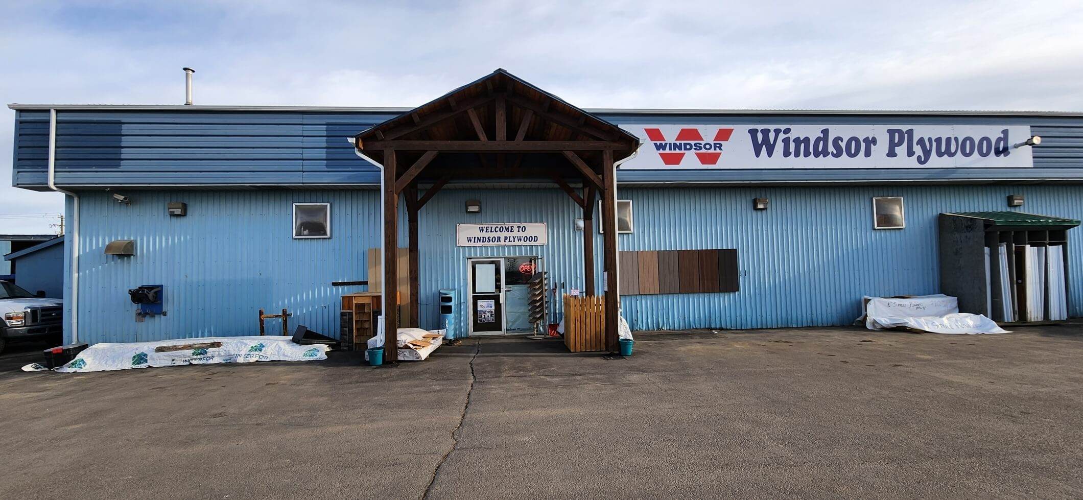 windsor plywood grand prairie storefront