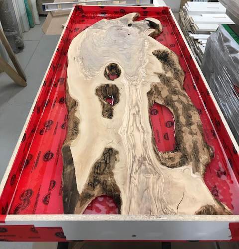 Main slide for Epoxy Olive Wood Table