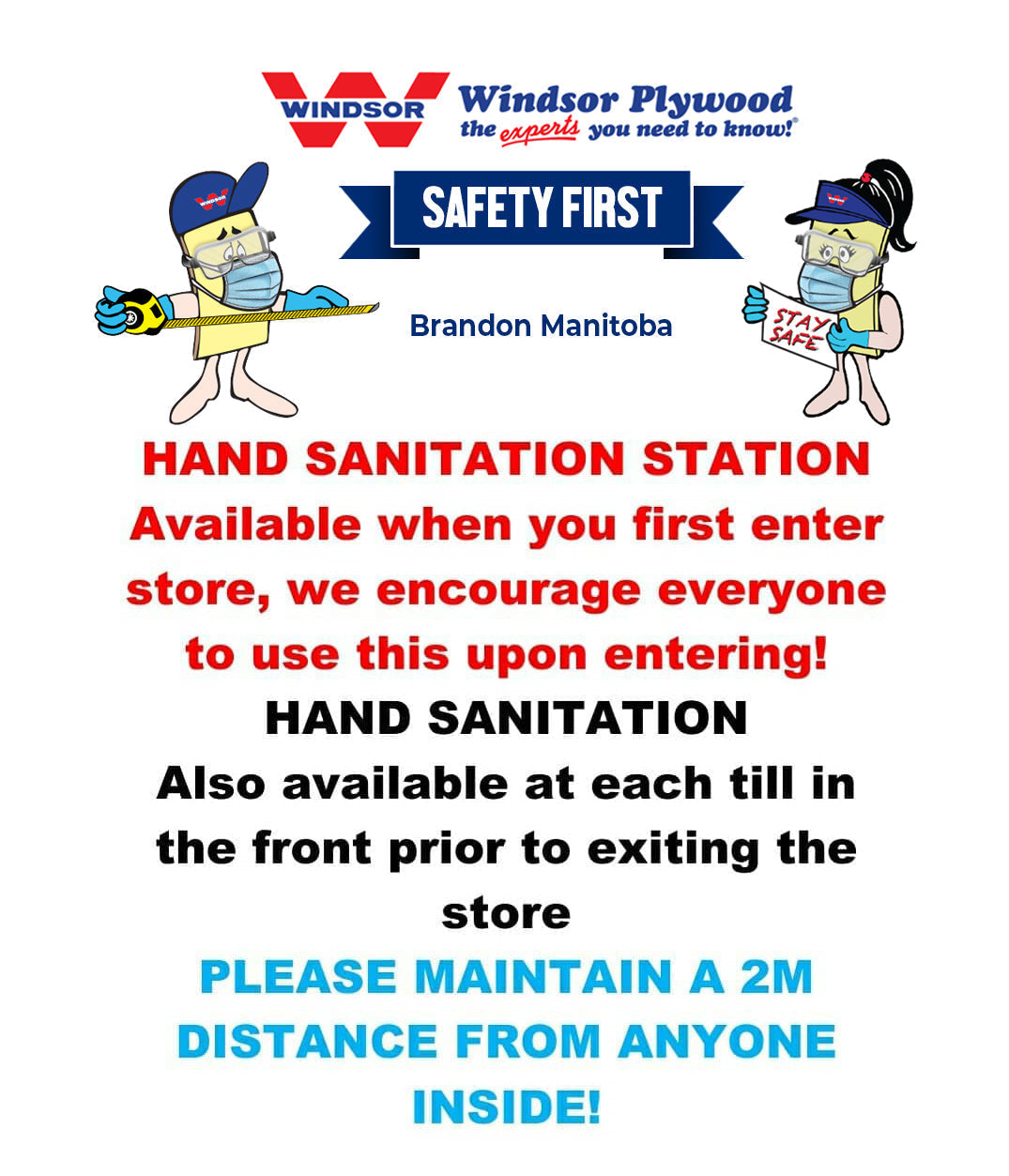 Hands-Free Hand Sanitizer Station at Brandon