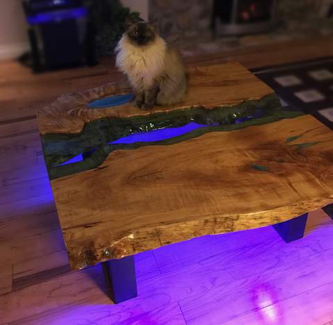 Brett's Live Edge Maple Table Project