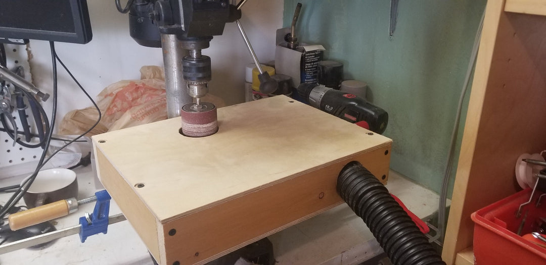 Drill Press Drum Sander Jig