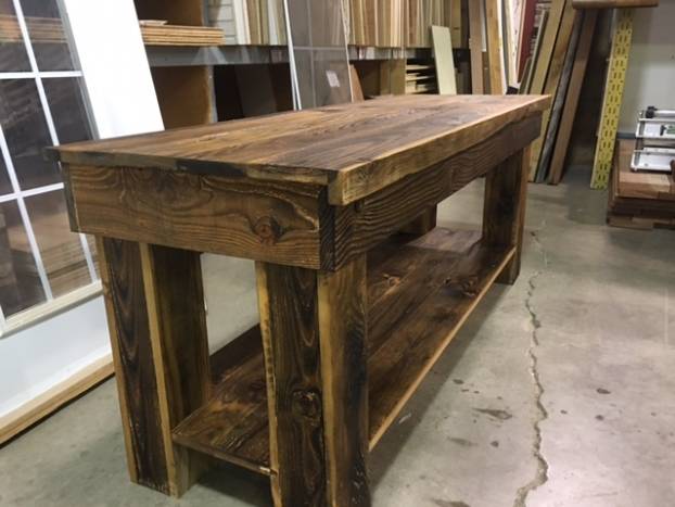 Rustic Barn Door Table Project