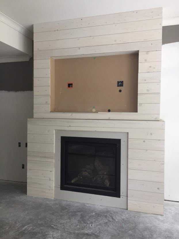 Lyle's Shiplap Fireplace Surround Work In Progress