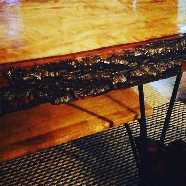 Jonnys Handcrafted Live Edge Aspen Table