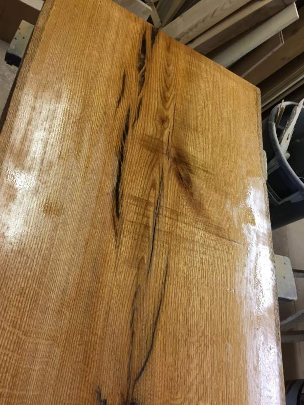 Project in the Works! Red Oak Live Edge Table
