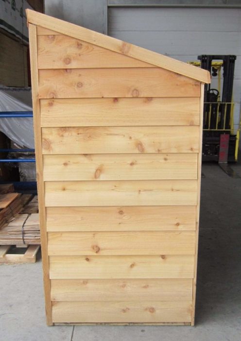 Custom-Made Storage Cedar Shed - Employee Project