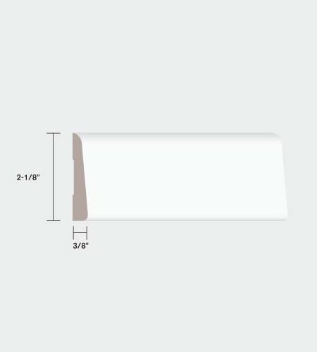 00110 2-1/6" Casing Vinyl Wrapped MDF