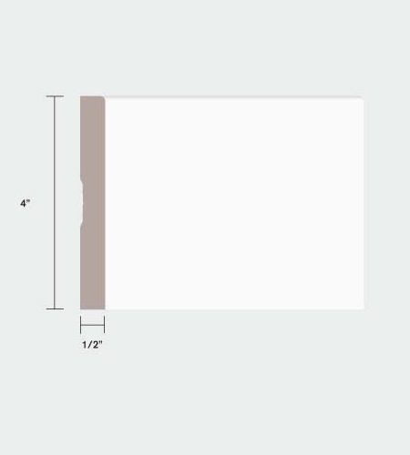 01240 4" Baseboard MDF