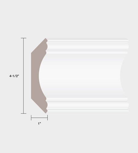 05869 4-1/2" Crown MDF