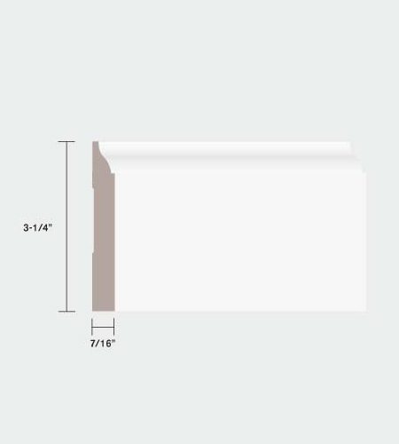 0623A 3-1/4" Baseboard Knotty Pine