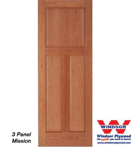 3 Panel Interior Wood Door | Windsor Plywood