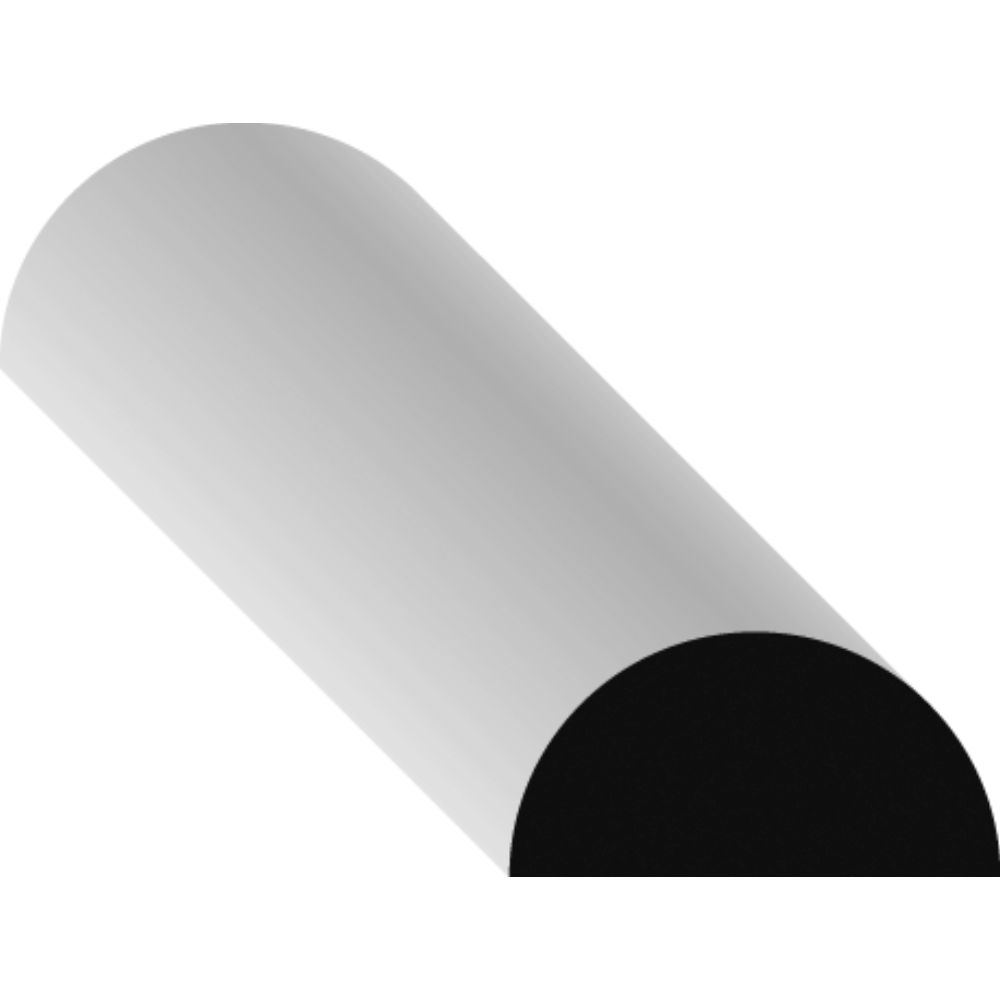 3212 3/4" Half Round Hemlock