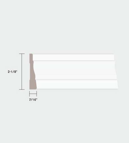 40356 2-1/8" Casing Maple
