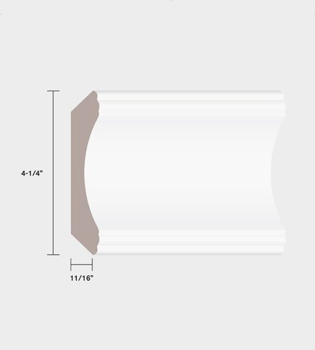 93040 4-1/2" Crown MDF