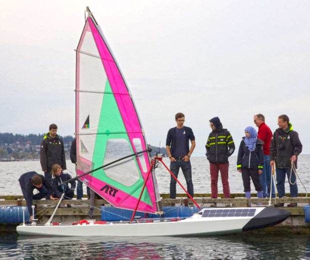 Main slide for Windsor Plywood Donates Materials to UBC SailBot Project