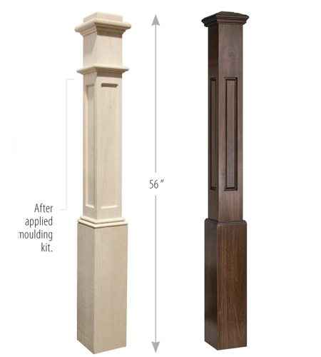 802-0240 - 802-0245 Designer Box Newel Posts