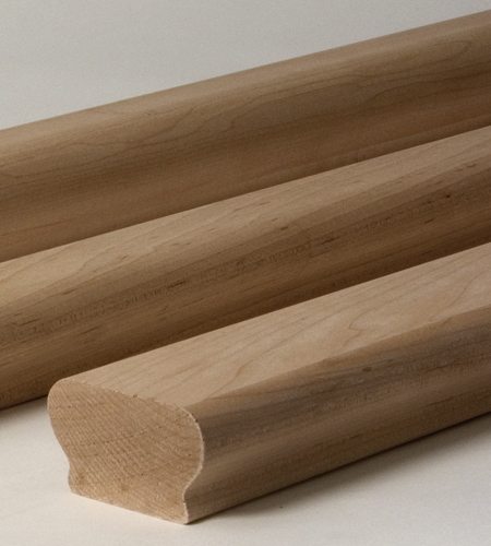 830-0190 to 830-0130 Solid Wood Non-Dado Stair Rails - Windsor Plywood