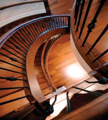 826-0105 to 830-0130 2-7/8" Solid Wood Stair Rails With Dado - Windsor Plywood
