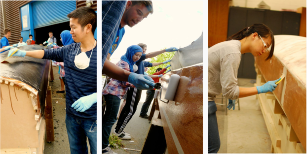 Main slide for Windsor Plywood Donates Materials to UBC SailBot Project