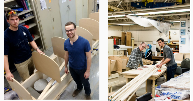 Main slide for Windsor Plywood Donates Materials to UBC SailBot Project