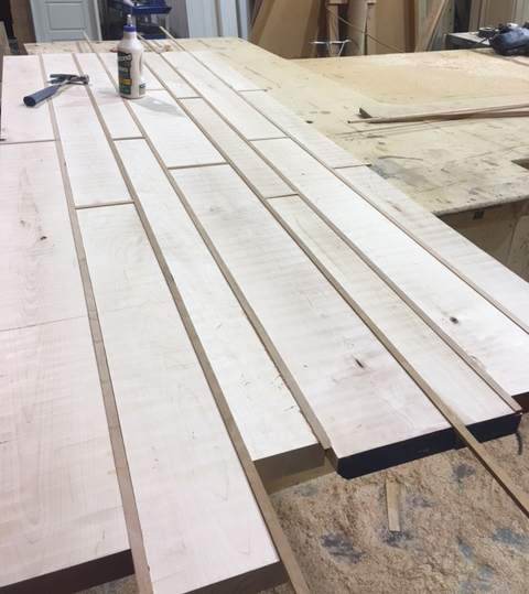 Main slide for Maple Table Top with Cherry Inlays