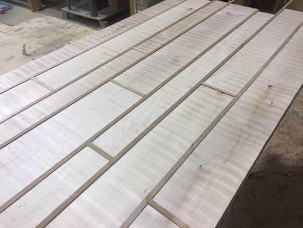 Main slide for Maple Table Top with Cherry Inlays