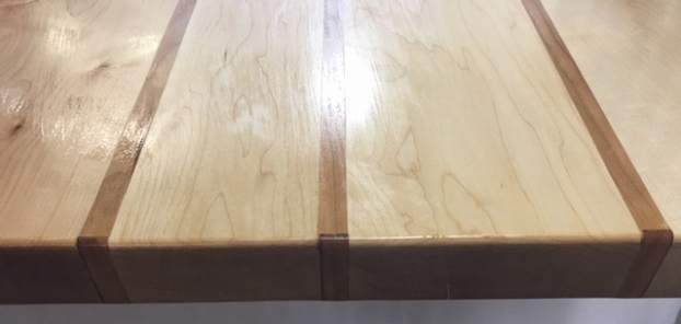 Main slide for Maple Table Top with Cherry Inlays