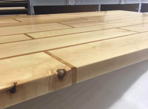 Main slide for Maple Table Top with Cherry Inlays