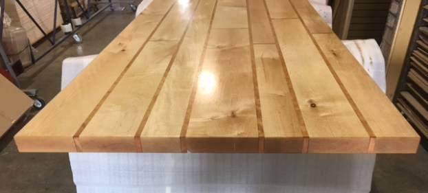 Main slide for Maple Table Top with Cherry Inlays
