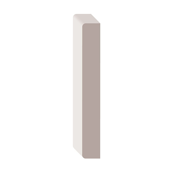 Alexandria Mouldings - 121X4 3-1/2" Flatstock S4S E2E Primed MDF