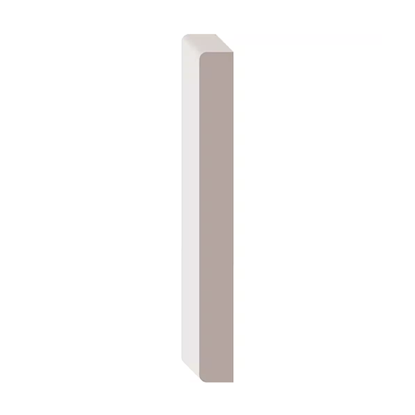 Alexandria Mouldings - 121X5 4-1/2" Flatstock S4S E2E Primed MDF