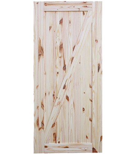 Interior Rustic Knotty Pine Barn Door