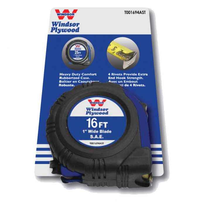 430-0150 16FT Windsor Brand Tape Measure