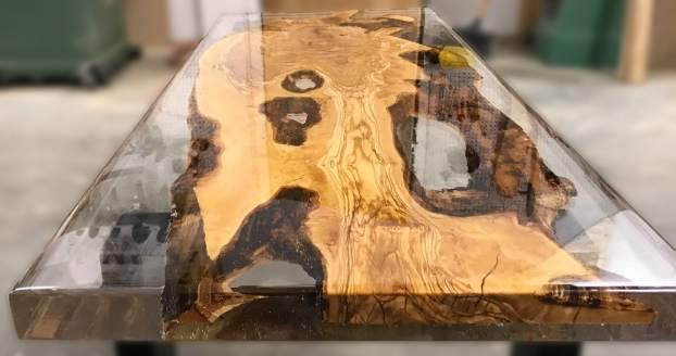 Main slide for Epoxy Olive Wood Table