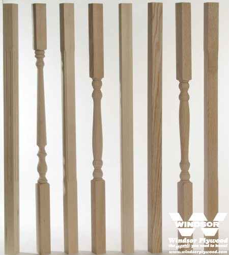 840-0120 Solid Wood Stair Spindles