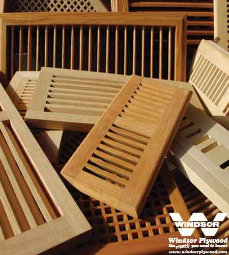 INOUT イナウト　Stack BoxCover Wood Wood Registers, Returns & Vent Covers | Windsor Plywood